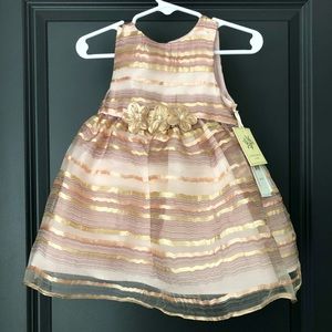 Laura Ashley Beige Girls Dress 🤎